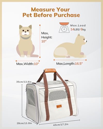 Morpilot Cat Carrier Soft for Large Medium Cats and Puppy up to 18lbs - Image 5