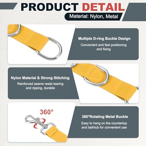 Pet Dog Grooming Loops, Adjustable Nylon Table Arm Extender Belly Strap - Image 3