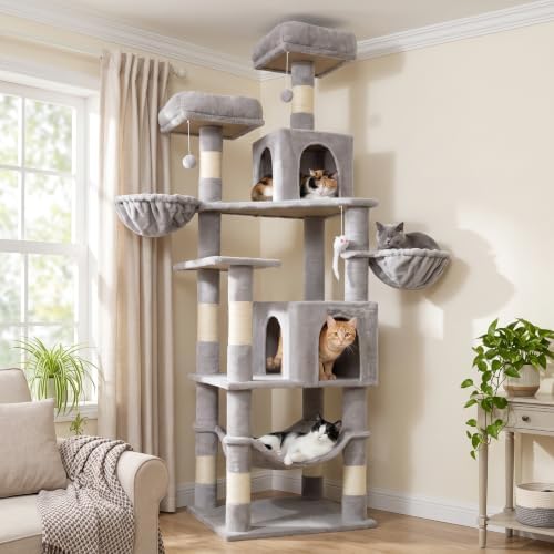 AMHANCIBLE Cat Tree Tower, 70 Inch Heavy Duty Cat Tree by AMHANCIBLE