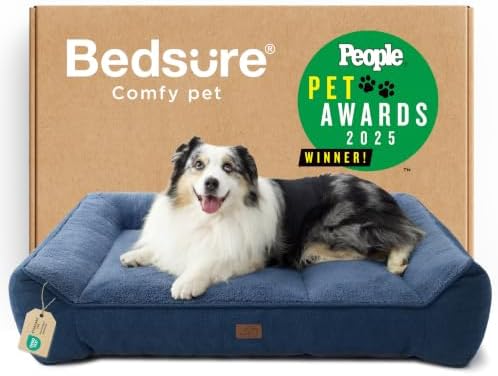 Bedsure SupportMax® Extra Thick Orthopedic XL Dog Beds Large Sized Dog by BEDSURE