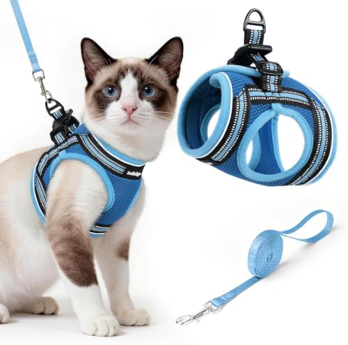 rabbitgoo Cat Harness and Leash Set, Step-in Soft Vest by rabbitgoo