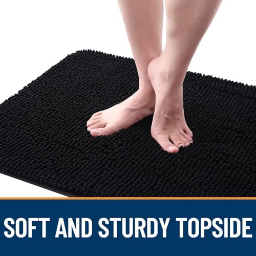 OLANLY Dog Door Mat for Muddy Paws 44x32, Super Absorbent Chenille Mud Mat - Image 4