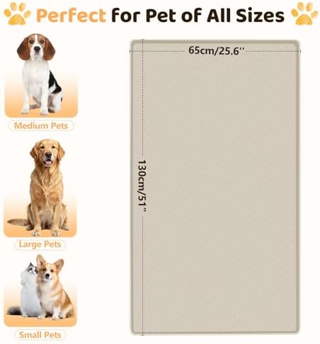 Silicone Dog Bed Mat 51"x 25.6" Crate Mat - Image 2