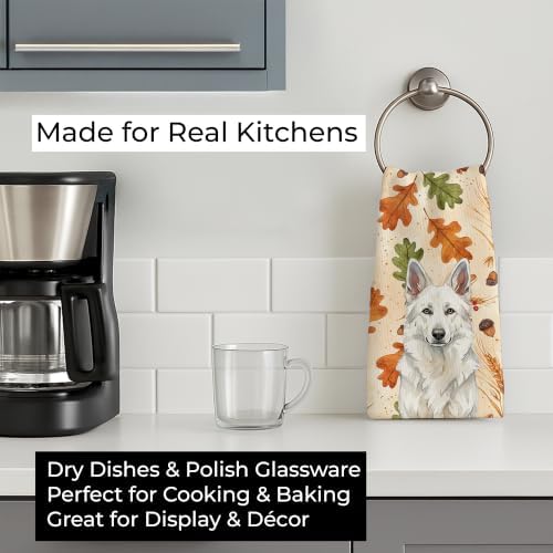 Caroline's Treasures German Shepherd Dogs Kitchen Towel 15x25 in - Image 3