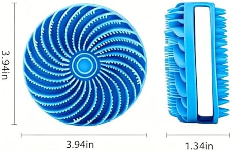 Dog Bath Brush Double-Sided Silicone Design - Image 6