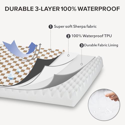 JOEJOY Dog Bed for Medium Dogs, Large Orthopedic Dog Bed - Image 4