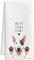 Bullie Kitchen Towel, Hand Towel, Bull Terrier Gifts by Buildinest