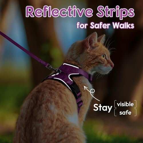 Dooradar Cat Harness and Leash Set, Adjustable and Escape Proof - Image 3