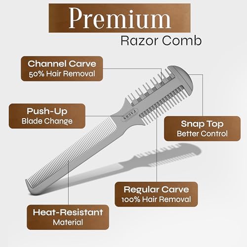 Facón Razor Comb for Hair Cutting - Image 6