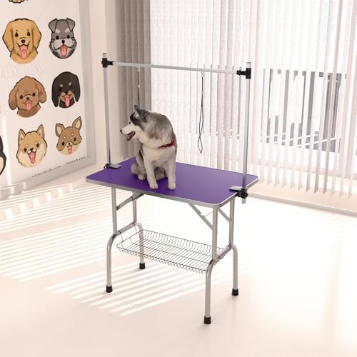 46" Dog Grooming Table Foldable Pet Grooming Tables by TRODEP