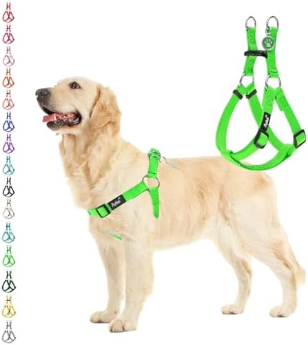 PUPTECK No Pull Dog Harness Large Sized Step-in Adjustable Puppy Vest by PUPTECK