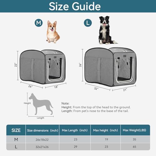 Petsfit Pop Up Dog Crate, Portable Dog Crates - Image 2