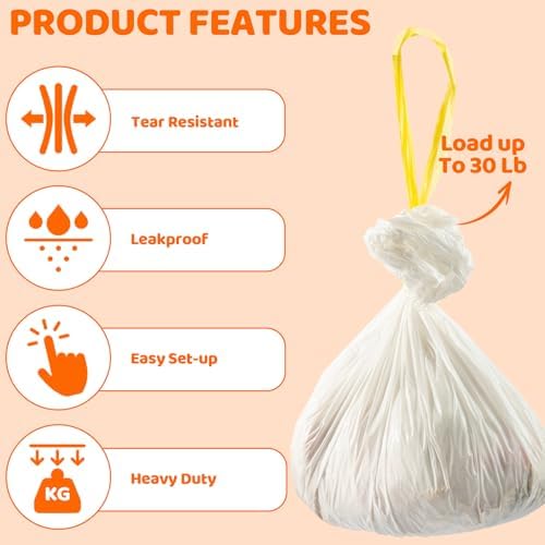 50 Count Litter Box Liners Jumbo 36" x 18" Tear Resistant Cat Litter Bags - Image 5
