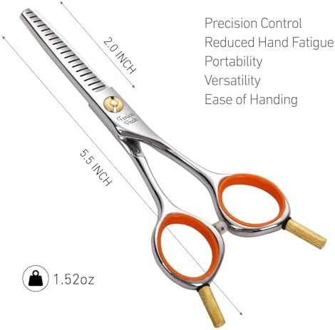 5'' Small Thinning Scissors Lightweight Dog and Cat Grooming Scissors - Image 6