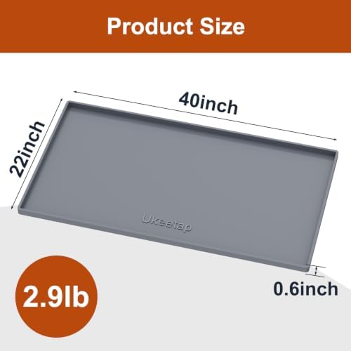 40" x 22" Extra Thick Silicone Mat Waterproof - Image 7