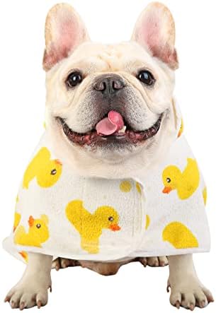HDE Hooded Dog Bathrobe Quick Dry Towel Wrap - Image 4