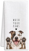 Pittie Kitchen Towel, Hand Towel, Pitbull Gifts by Buildinest