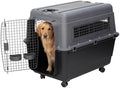 SportPet Airline Compliant X-LARGE 35.5" Travel Dog Kennel-Durable Plastic by SportPetDesigns
