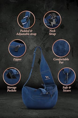 Noah & Paw Dog Carrier Sling for 3-10 lbs, Cat Carrier Bag - Image 5