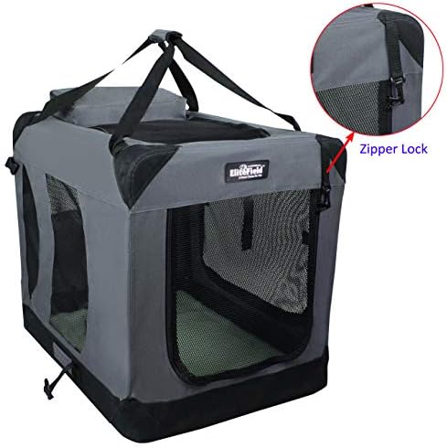 EliteField 3-Door Soft Dog Crate - Image 5