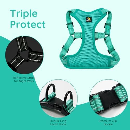 BELLA & PAL Adjustable Step-in Dog Harness, Puppy No-Pull Vest - Image 2