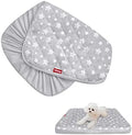Waterproof Dog Bed Covers Replacement Lovely Grey Star Print, 15x20 Inches by Moonsea
