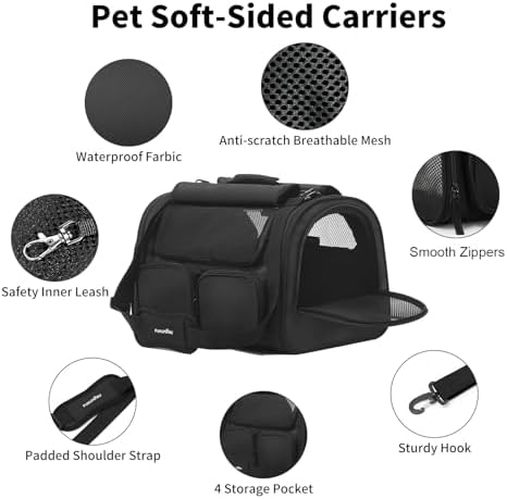 FUKUMARU Cat Carrier, Airline Approved Dog Carrier - Image 3
