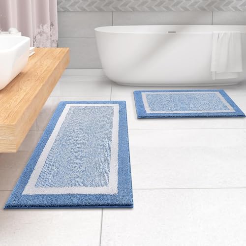 OLANLY Large Bathroom Rugs 47x32, Soft Absorbent Microfiber Bath Rugs - Image 6