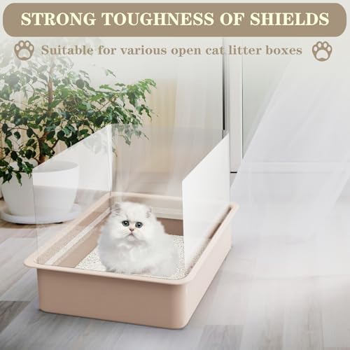 9Pcs Cat Litter Box Pee Shields, Litter Box Splash Guard - Image 5