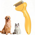 Undercoat Rake for long haired Cats & Small/Medium Dogs – Deshedding Brush & by Unknown