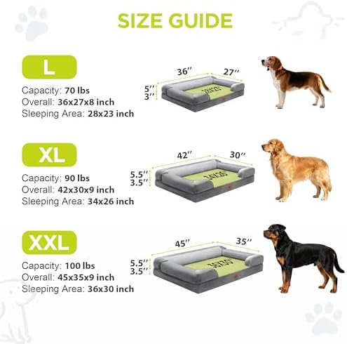 Waterproof Orthopedic Dog Bed for Extra Large Sized Dogs - Image 4