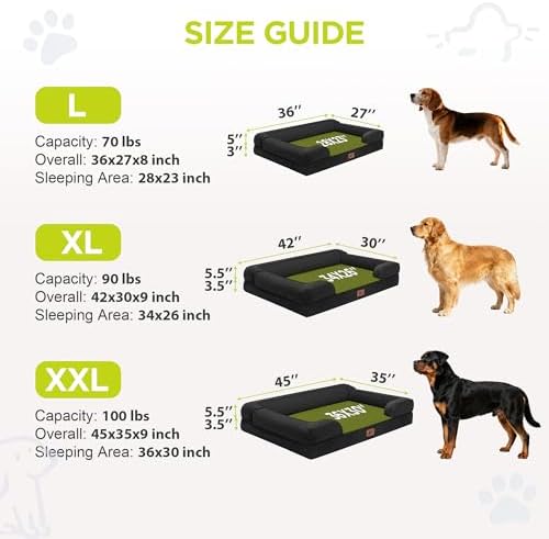 Waterproof Orthopedic Dog Bed for Extra Large Sized Dogs - Image 4