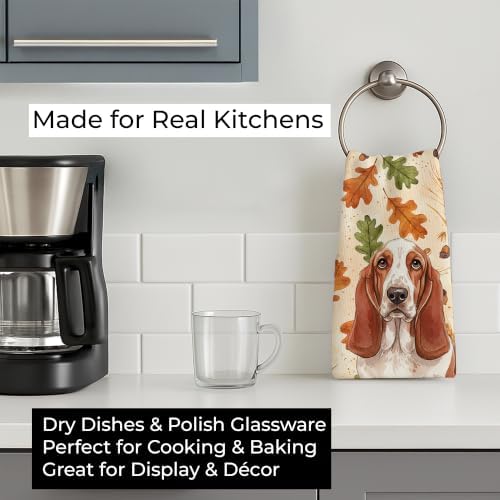 Caroline's Treasures Basset Hound Dogs Kitchen Towel 15x25 in - Image 3