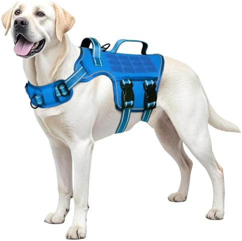 Dog Harness for Large Dogs, No Pull Tactical Vest by Runfido
