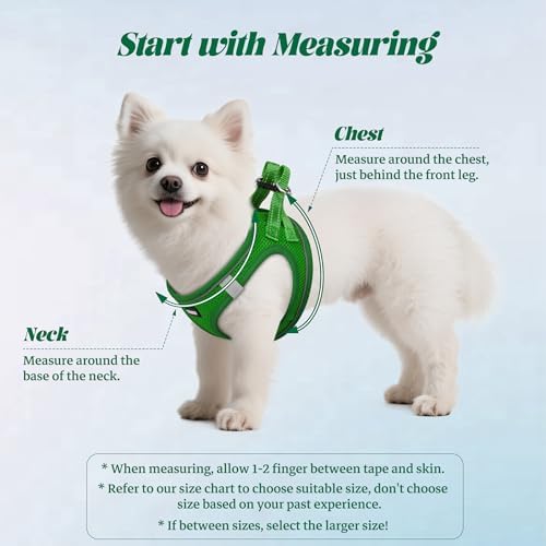 No Pull Dog Puppy Harness and Leash Set Reflective Mesh Vest Small - Image 2