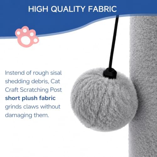 Cat Craft 41" Tall Cat Scratching Post - Image 3