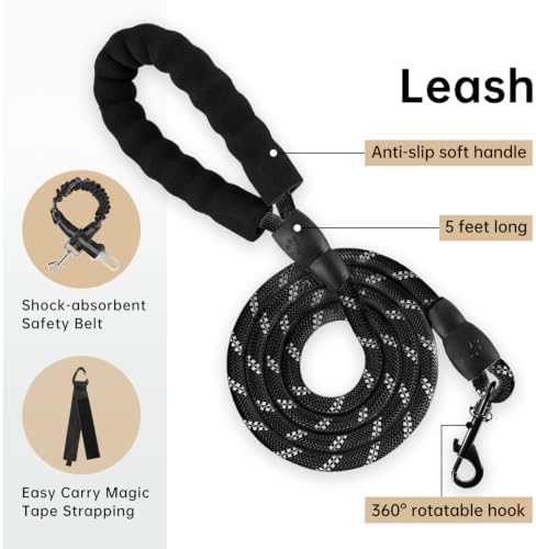 IVY&LANE No Pull Dog Harness for Large Dogs, Reflective Dog Vest Harness - Image 2