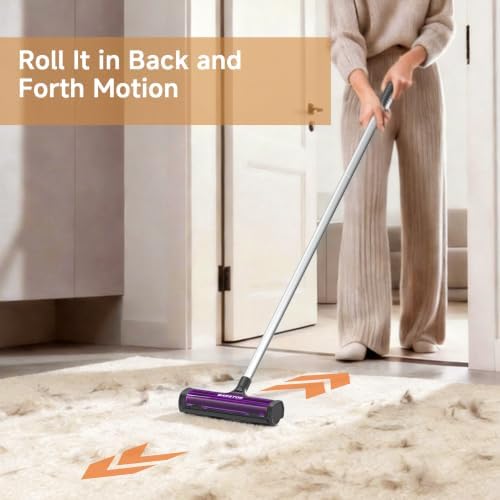 Pet Hair Remover for Carpet, Carpet Sweeper - Image 4