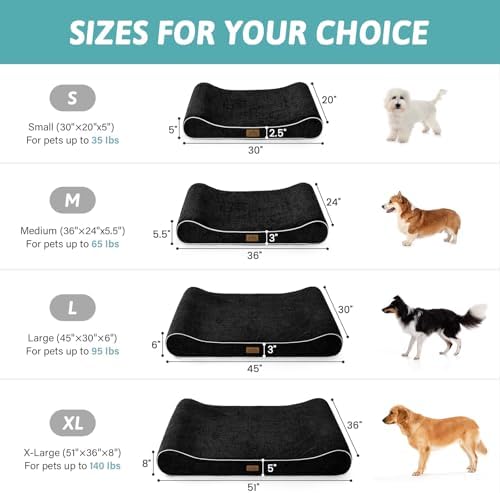 COZY KISS Orthopedic Dog Bed, for Small Dogs up to 35 lbs - Image 2