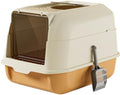 Fully Enclosed Cat Litter Box by CkuionMAX