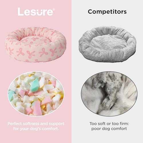 Lesure Shown on TV Jacquard Donut Dog Beds Extra Large - Image 3