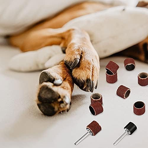 Leelosp 22Pcs Dog Nail Grinder Bands Drums, 1/2 Inch 120 Grit - Image 5