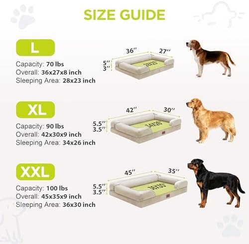 Waterproof Orthopedic Dog Bed for Extra Large Sized Dogs - Image 4