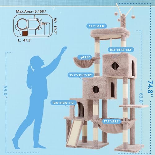 Hey-brother Cat Tree Tower - Image 2