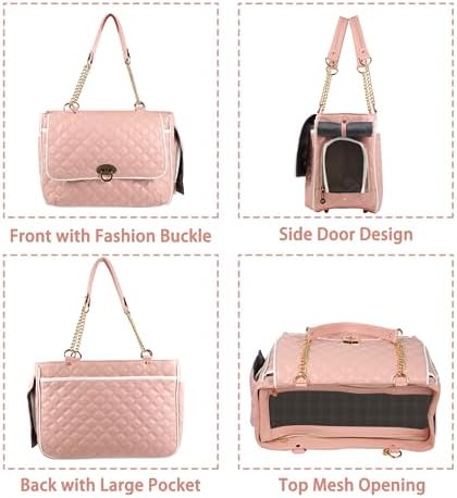 Pink Puppy Dog Cat Purse Carrier - Image 2