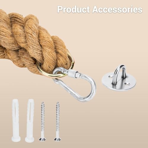 Extra Long 7.9Ft Jute Rope Cat Wall Climber - Image 5