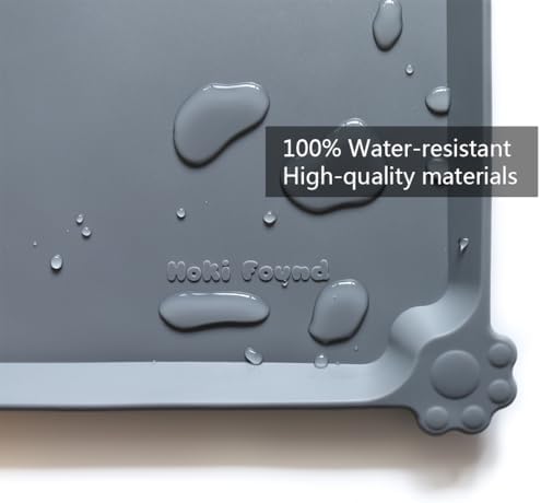 Hoki Found X-Large Silicone Non Slip Pet Dog Cat Bowl Mats - Image 3