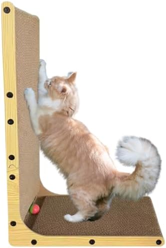 KVV Cat Scratcher, 23.6 Inch L Shaped Cat Scratch Pad - Image 6