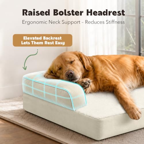 MEKIY Orthopedic Waterproof Jumbo Dog Bed - Image 2
