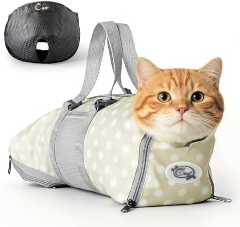 Cinf Cat Restraint Grooming Bag, Anti-Scratch Tool by Cinf